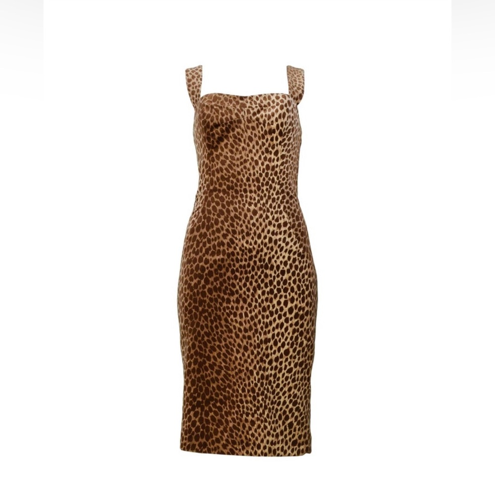 Dolce & Gabbana Vintage Leopard Print Dress